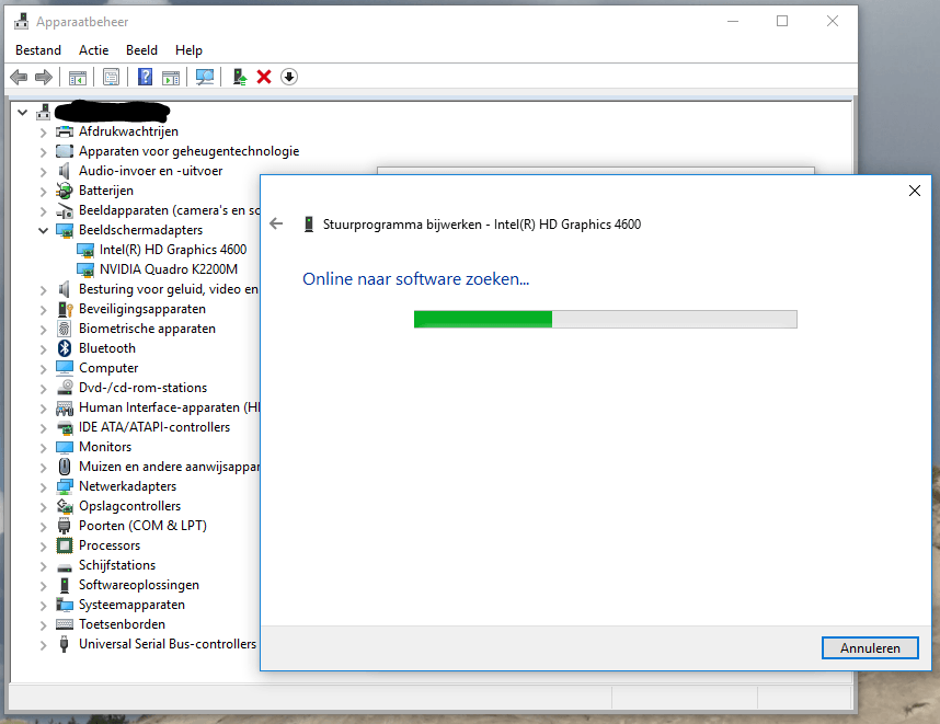 Windows 10 zwart scherm drivers updaten 5