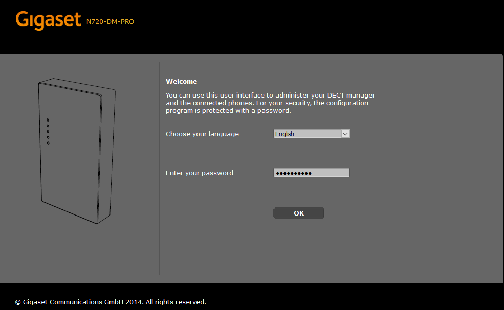 gigaset-login-page