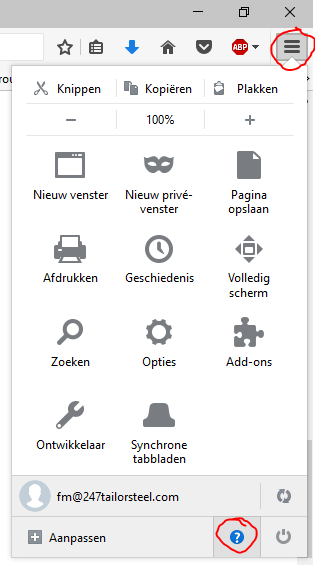 firefox herstarten zonder add-ons 1