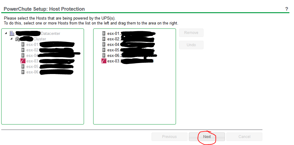 powerchute network shutdown setup 11