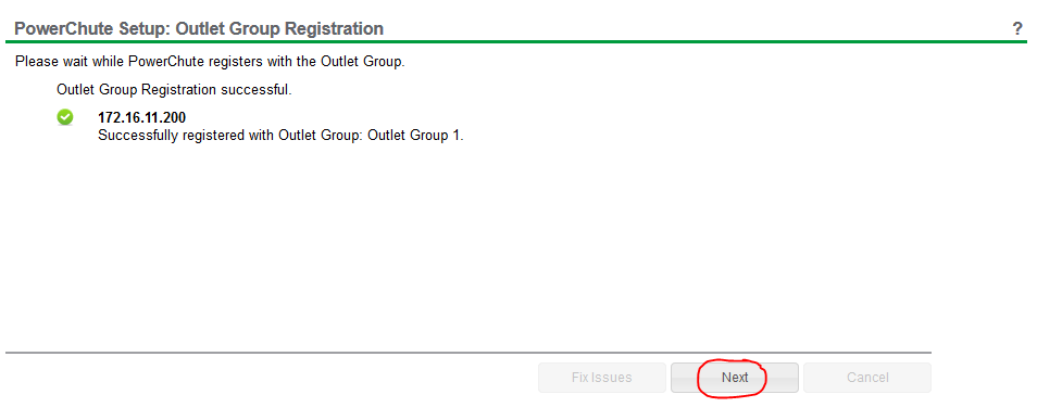 powerchute network shutdown setup 13