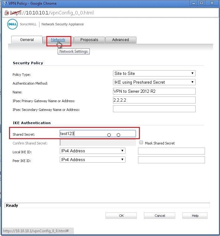 Sonicwall site2site vpn server 2012r2 03