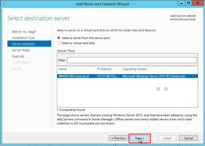 Sonicwall site2site vpn server 2012r2 10