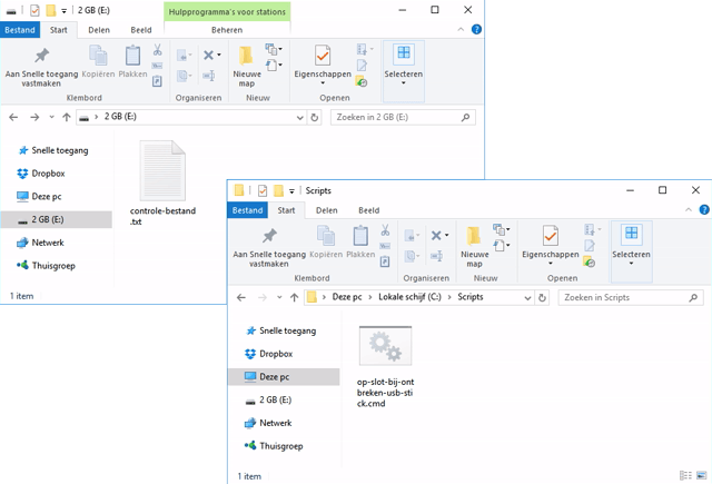 USB stick als sleutel voor je computer gebruiken 2