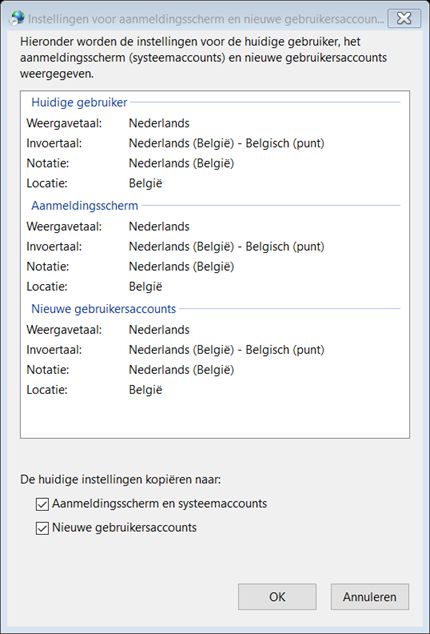 Windows 10 Wifi wachtwoord qwerty ipv azerty 8