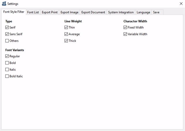 lettertypes beheren in Windows 10