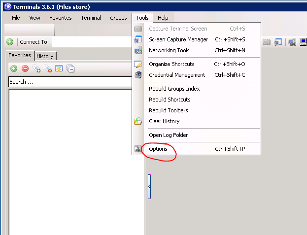 terminals codeplex 5