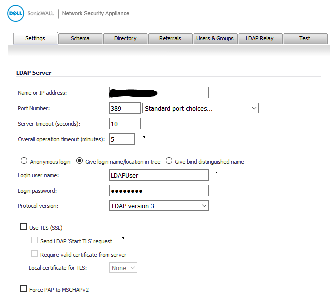 SonicWall password change werkt niet ssl vpn 2