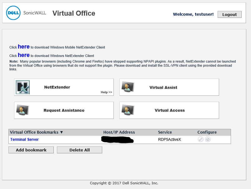 SonicWall password change werkt niet ssl vpn 6