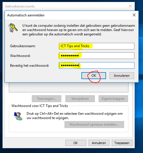 Windows 10 automatisch aanmelden 5