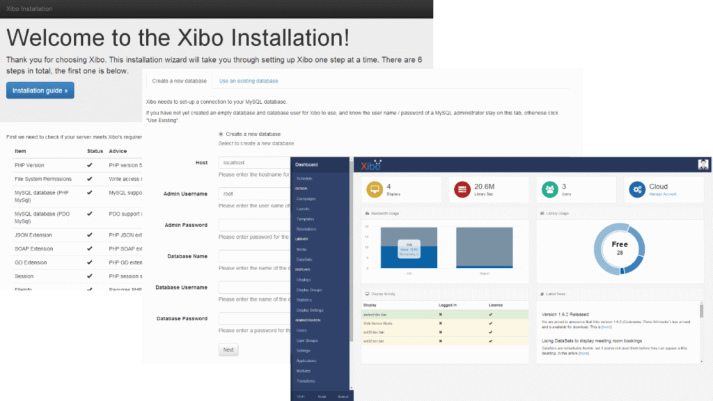xibo installatie en configuratie 2