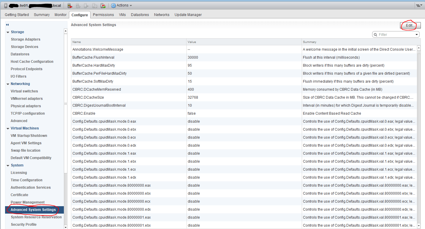 VMware Syslog directory aanpassen naar eigen wens