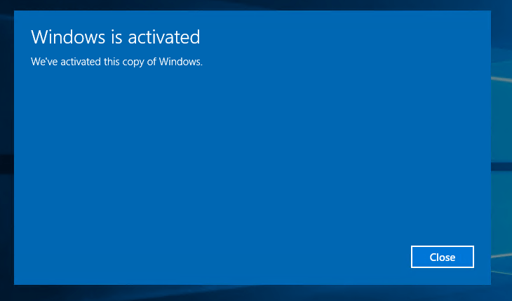 Windows met commandline activeren 05