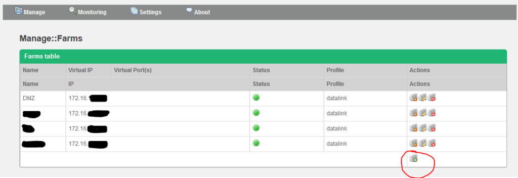 Zevenet Load Balancer configuratie 04