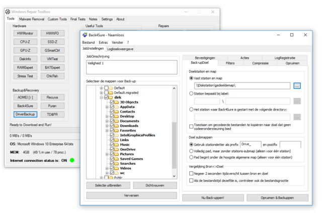 Fix je pc met de tools in de Windows Repair Toolbox 11