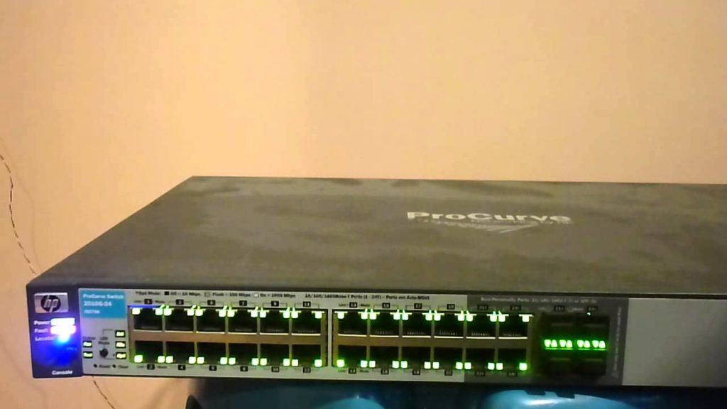 Hoe Factory Reset je een HP Procurve 251024G Switch