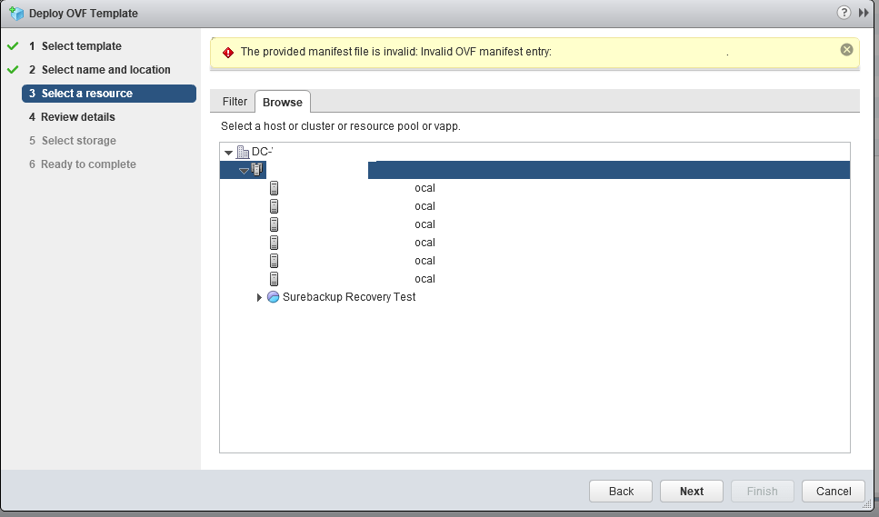 the provided manifest file is invalid 01-1