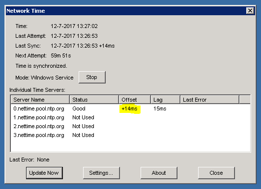 NetTime gebruiken in Windows netwerk 01