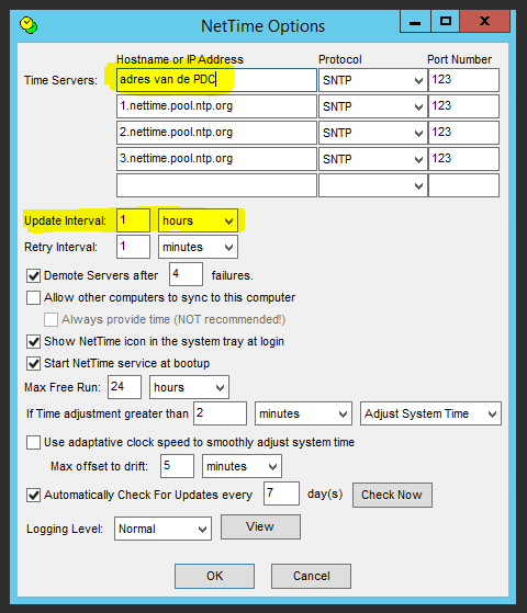 NetTime gebruiken in Windows netwerk 03