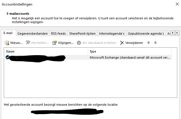 Outlook Cache uitschakelen 02