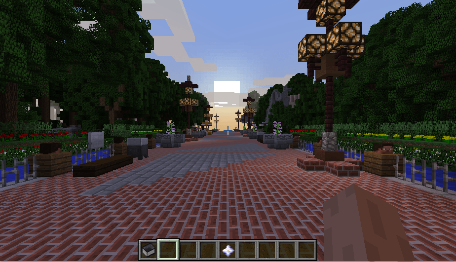 Efteling map in minecraft 02