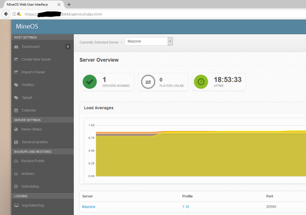 MineOS Installeren op je Synology NAS 01