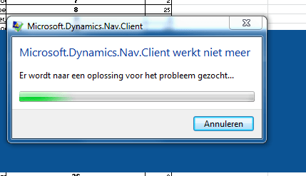 Navision werkt niet meer na Windows Updates 01