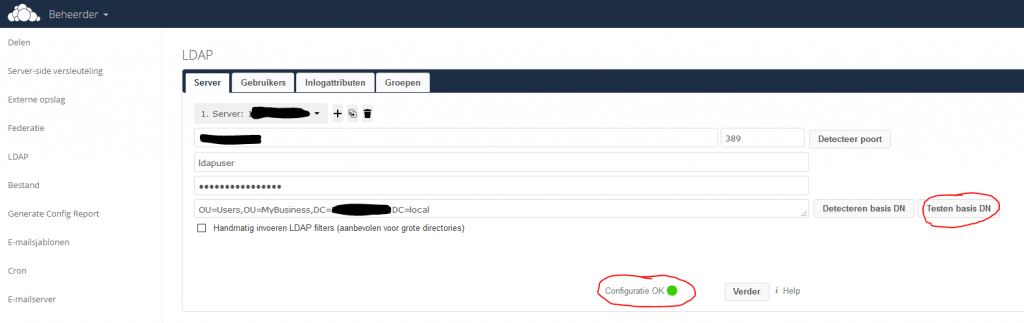 owncloud met ldap inrichten 04