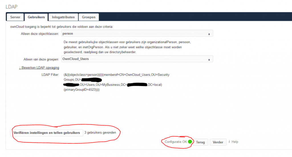 owncloud met ldap inrichten 05