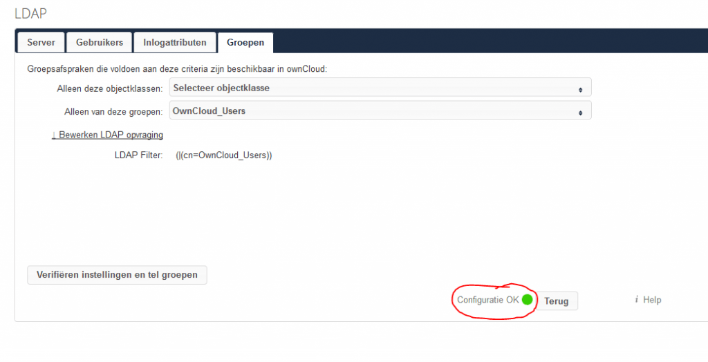 owncloud met ldap inrichten 07