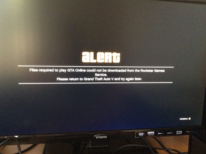 GTA V online error 01