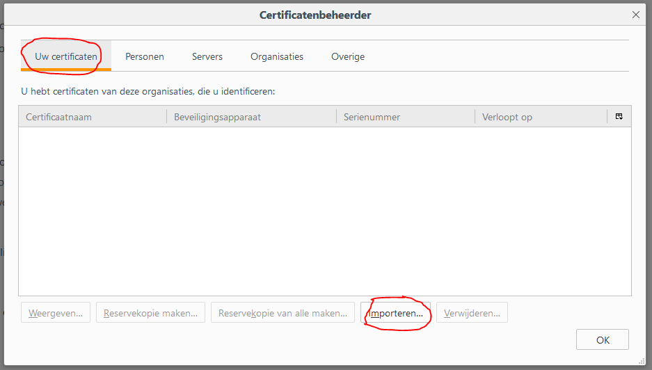 Protime Certificaat installeren Firefox 04