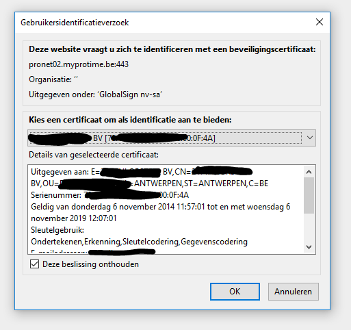 Protime Certificaat installeren Firefox 08