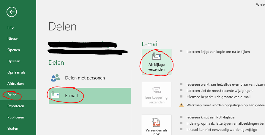 excel verzenden algemene e-mail fout 01