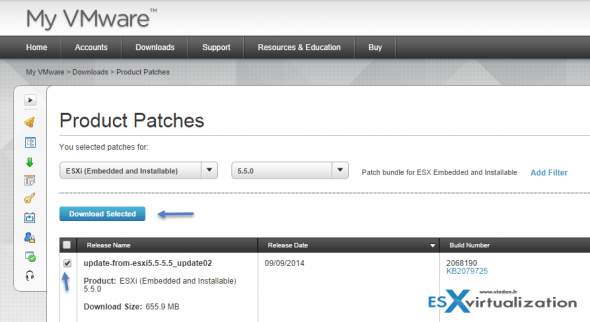 esxi free updaten 02