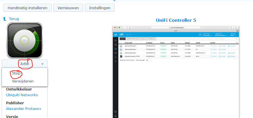 unifi controller errors 05