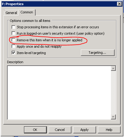 Drive mapping gpo issue 03