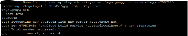 Ubuntu Expired Key vernieuwen met APT 03