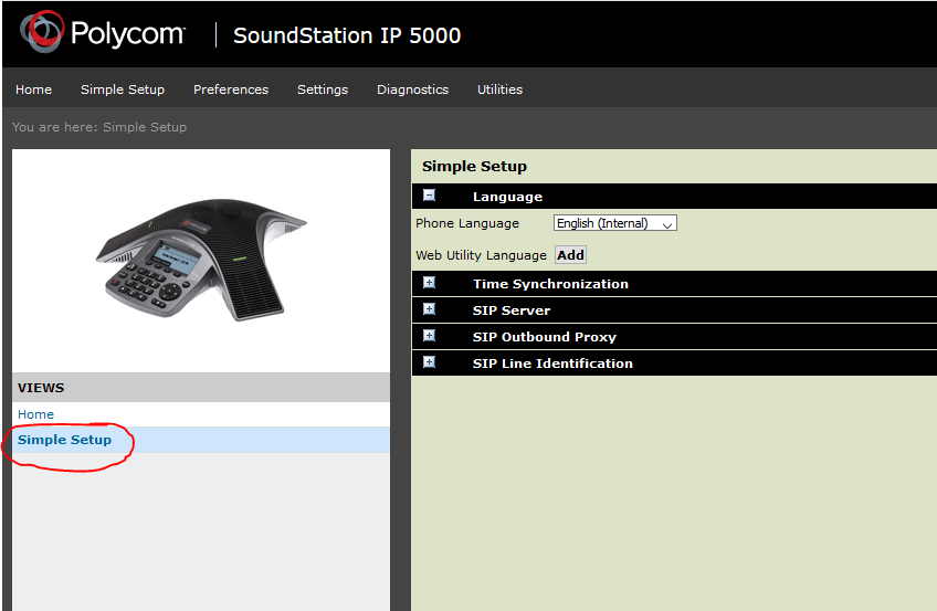 soundstation settings 4