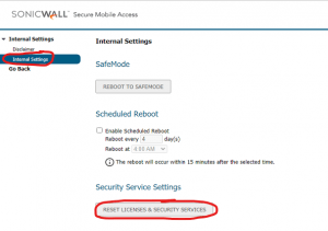 SonicWALL SMA License Reset - ICT Tips and Tricks!
